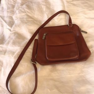 Vintage Crossbody Hobo leather bag